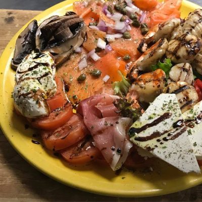 Caprese Salad served in Mississauga restaurant.